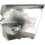 Bumper End Cap Set For 07-12 Chevrolet Silverado 2500 HD 3500 HD Chrome Front