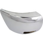 Bumper End Cap Set For 07-12 Chevrolet Silverado 2500 HD 3500 HD Chrome Front