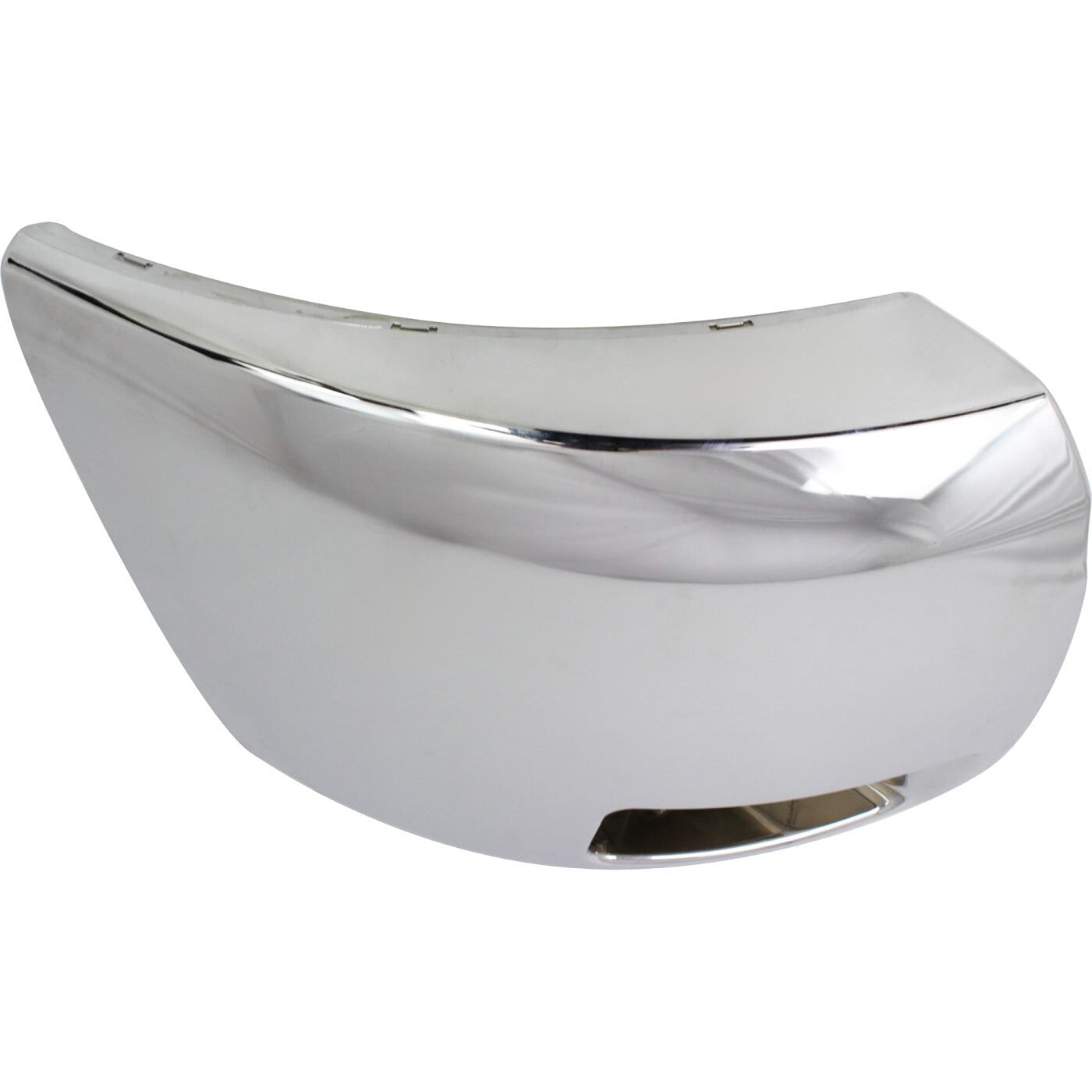 Bumper End Cap Set For 07-12 Chevrolet Silverado 2500 HD 3500 HD Chrome Front
