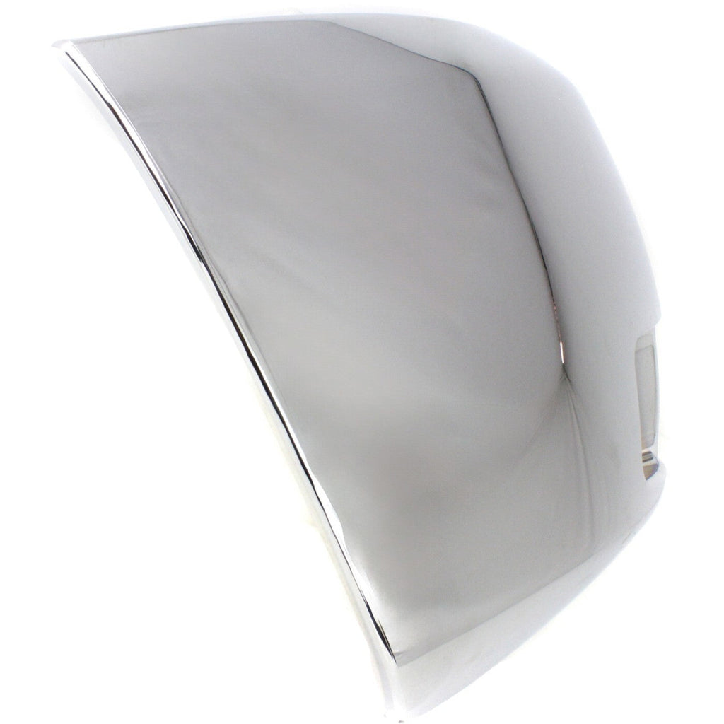 Bumper End Cap Set For 07-12 Chevrolet Silverado 2500 HD 3500 HD Chrome Front