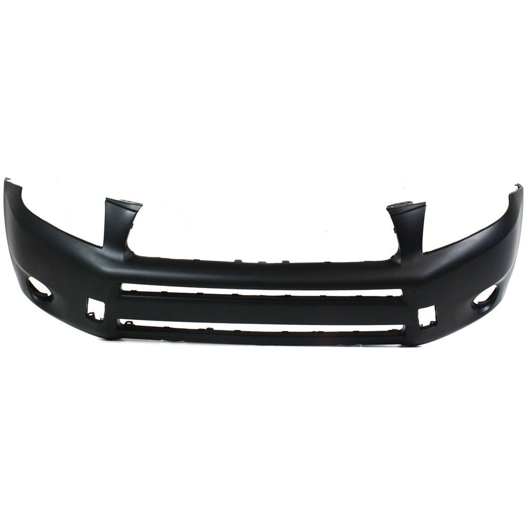 Bumper Cover For 2006-2008 Toyota RAV4 Front Plastic Primed with Fog Light Holes