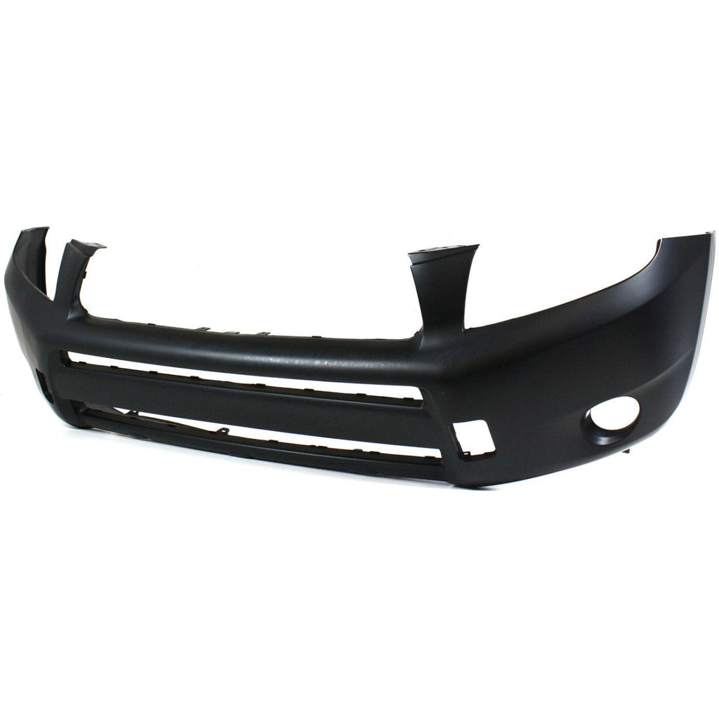 Bumper Cover For 2006-2008 Toyota RAV4 Front Plastic Primed with Fog Light Holes