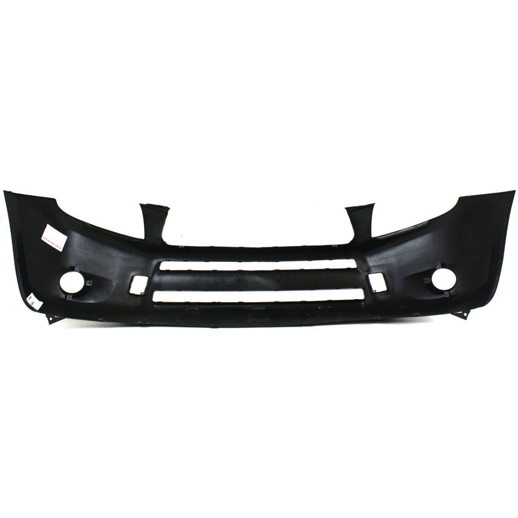 Bumper Cover For 2006-2008 Toyota RAV4 Front Plastic Primed with Fog Light Holes