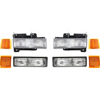 Headlight Kit For 1994-1999 Chevy C1500 Suburban K1500 Suburban Left and Right
