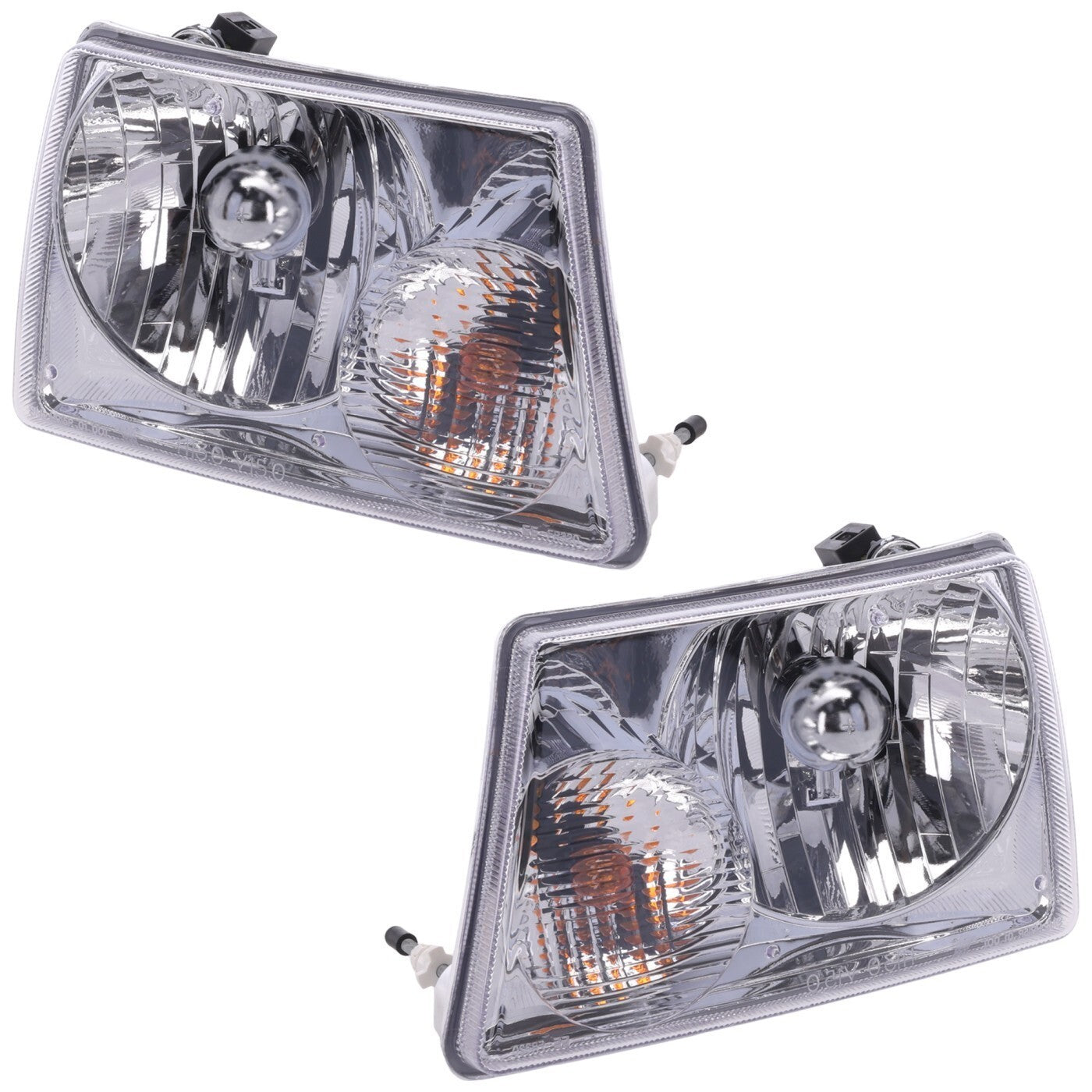 LH RH Headlights For Ford Ranger 2001-2011 Halogen w/ Bulb/s w/ Turn Signal Bulb