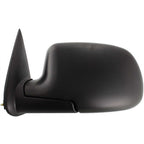 Mirrors Set For 1999-2006 Chevrolet Silverado 1500 Black Manual Glass Adjust