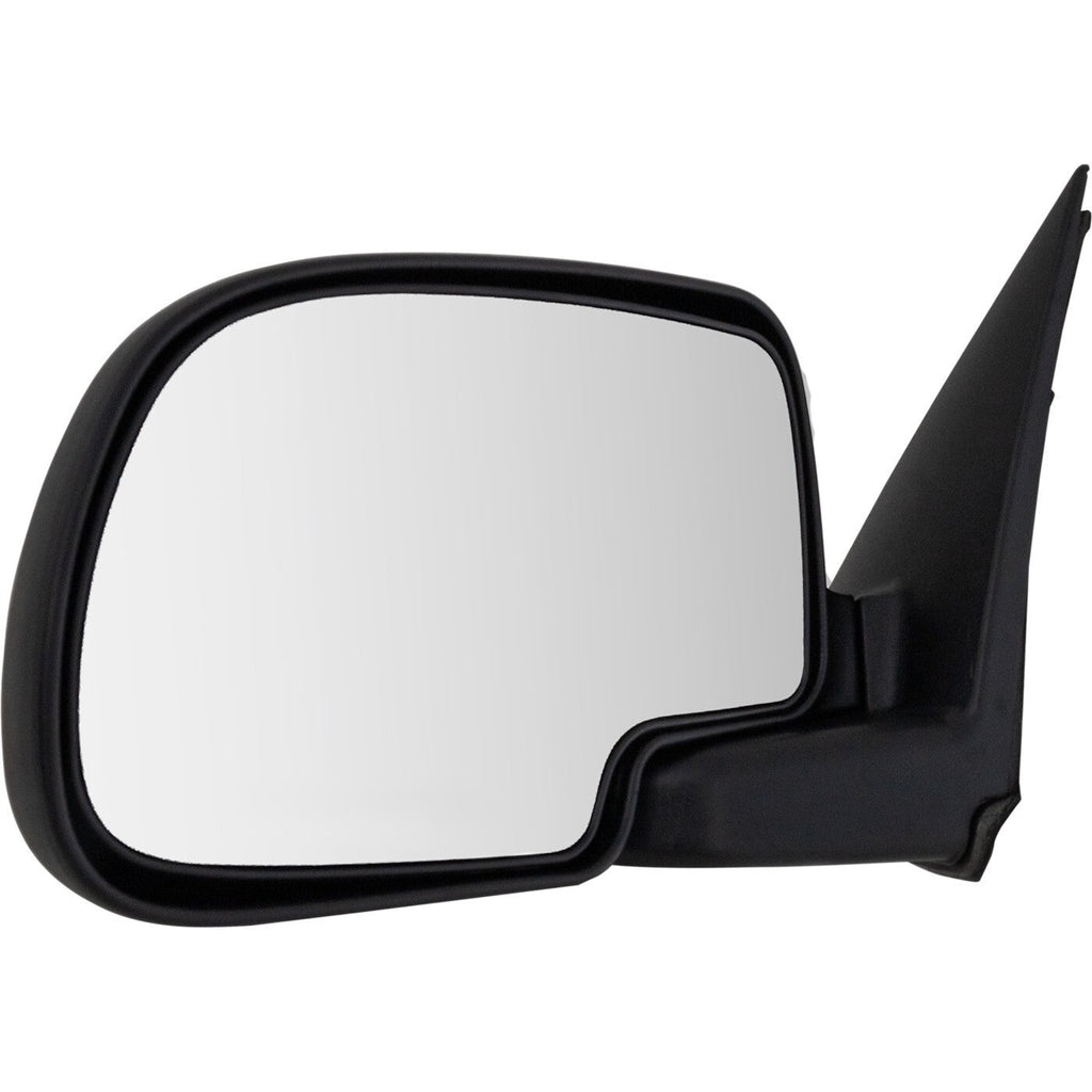 Mirrors Set For 1999-2006 Chevrolet Silverado 1500 Black Manual Glass Adjust