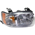 Driver and Passenger Side Headlights For Ford Escape 2001-2004 Halogen w/ Bulb/s