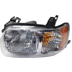 Driver and Passenger Side Headlights For Ford Escape 2001-2004 Halogen w/ Bulb/s
