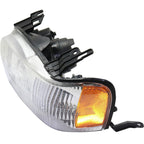 Driver and Passenger Side Headlights For Ford Escape 2001-2004 Halogen w/ Bulb/s