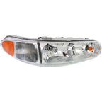 Left & Right Headlight For Buick Century 1997-2005 Halogen w/ Corner Light Bulb