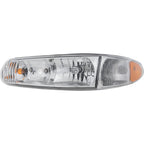 Left & Right Headlight For Buick Century 1997-2005 Halogen w/ Corner Light Bulb