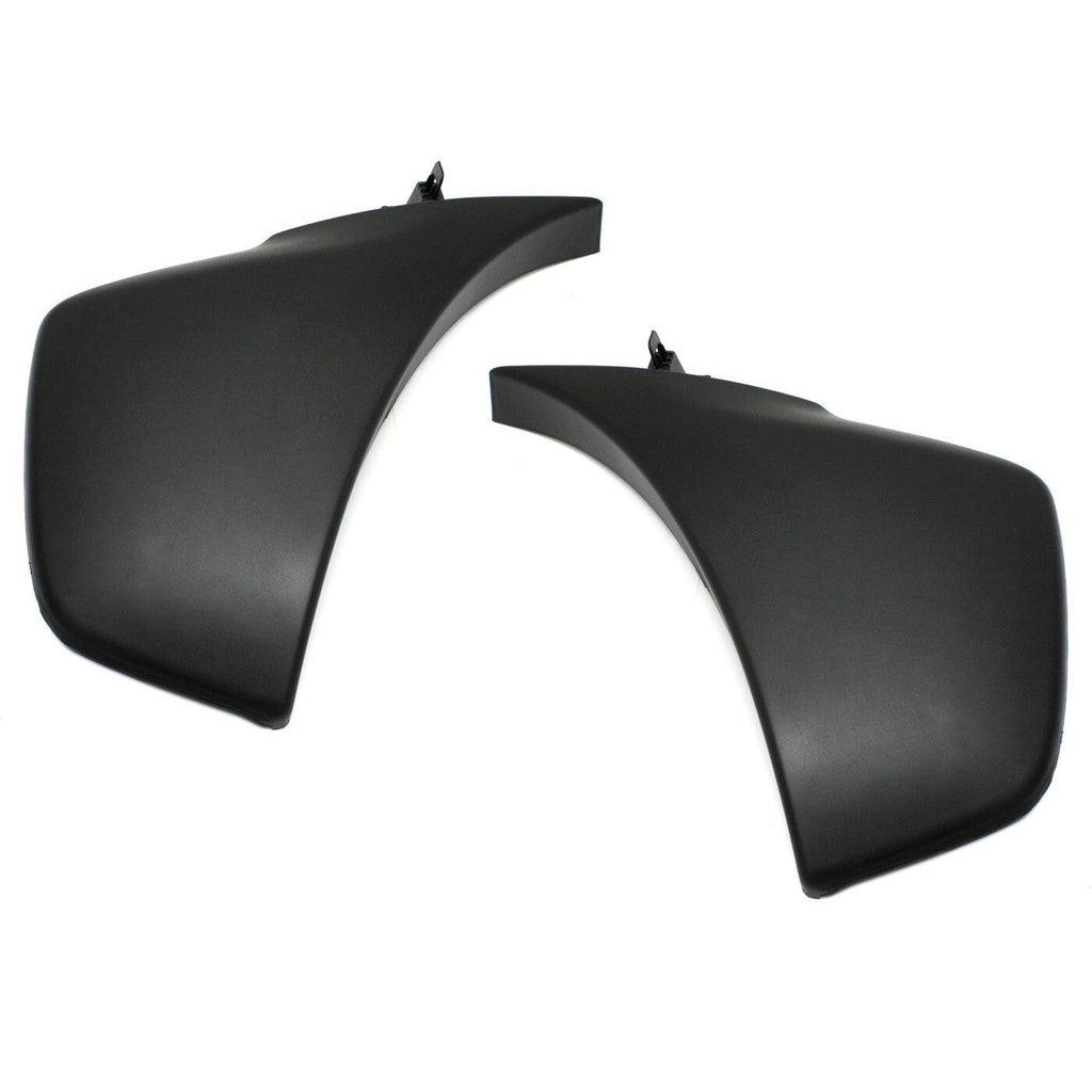 Front Bumper End Set For 12-15 Toyota Tacoma Textured With Wheel Opening Flares