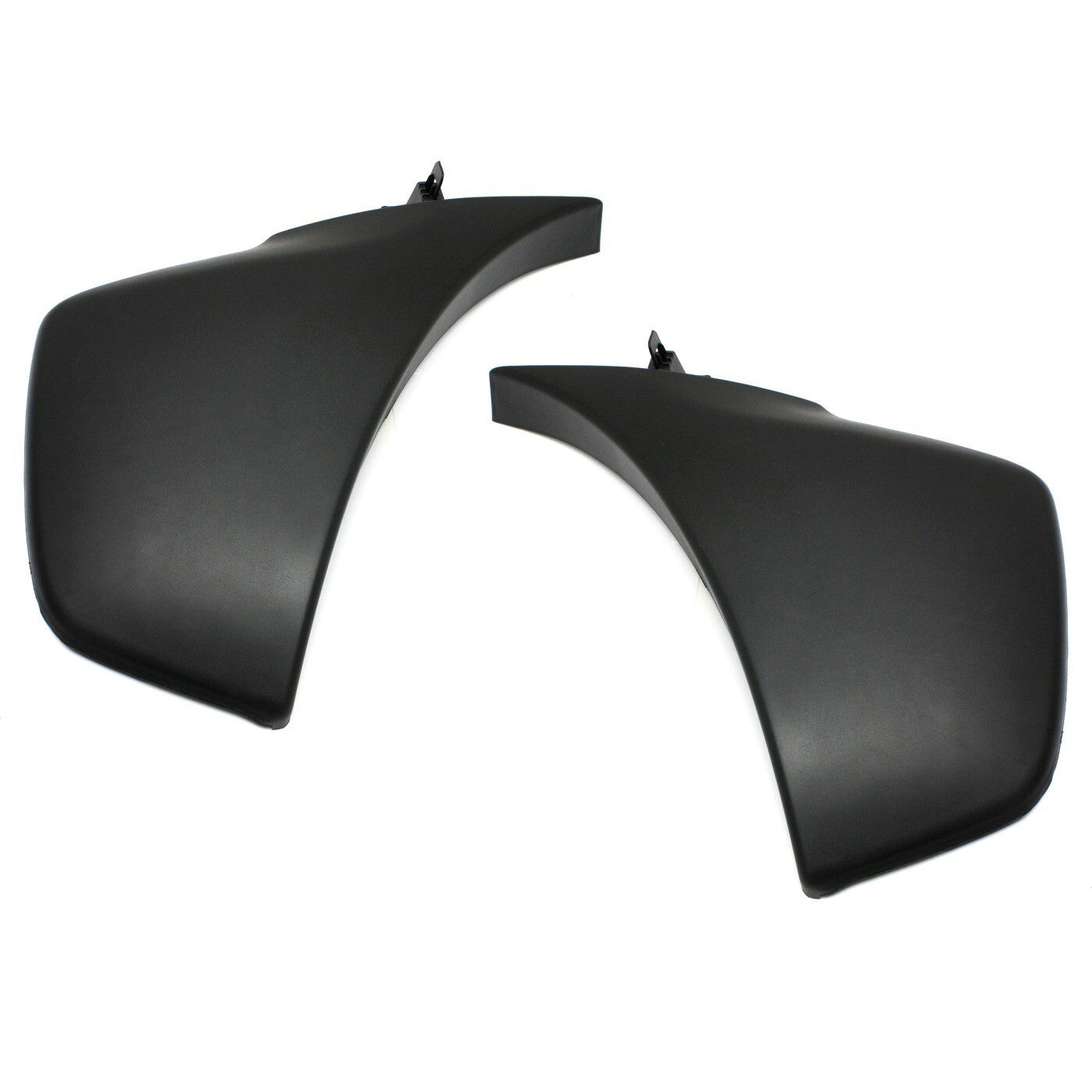 Front Bumper End Set For 12-15 Toyota Tacoma Textured With Wheel Opening Flares