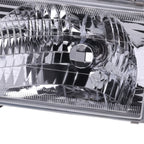 Headlight Assembly Set For 1999-2002 Toyota 4Runner Left Right Side With Bulb