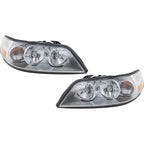 Halogen Headlight Set For 2003-2004 Lincoln Town Car Driver and Passenger Side