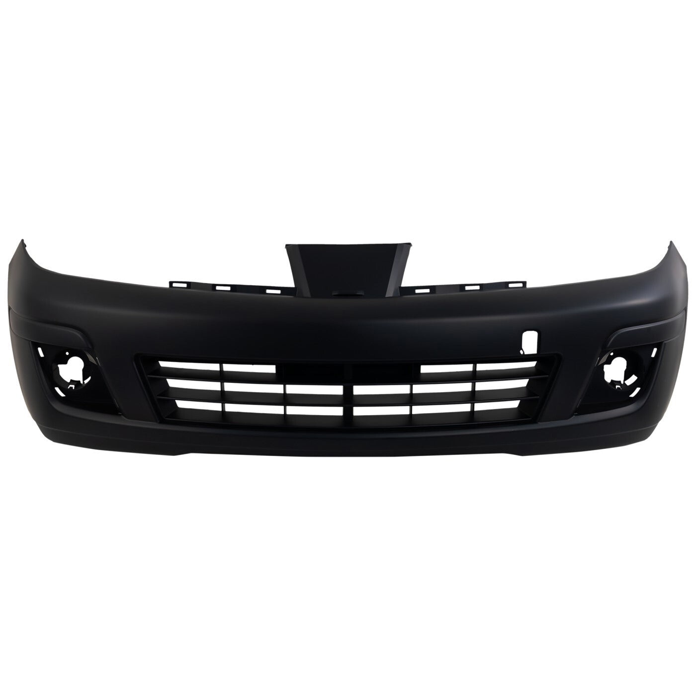 Front Bumper Cover For 2007-2012 Nissan Versa With Fog Lamp Holes Primed