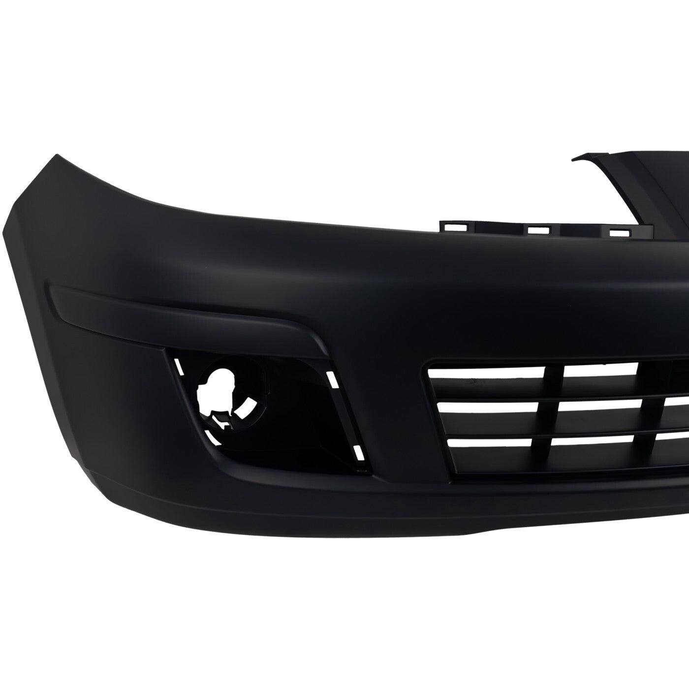 Front Bumper Cover For 2007-2012 Nissan Versa With Fog Lamp Holes Primed
