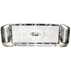 Grille For 2006-2007 Ford F-250 Super Duty F-350 Super Duty Chrome Plastic