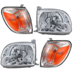 Headlight Turn Signal Light Kit For 05-06 Toyota Tundra LH RH Regular/Access Cab
