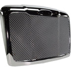Grille Assembly For 2008-17 Freightliner Cascadia Bug Screen Chrome Mesh Insert