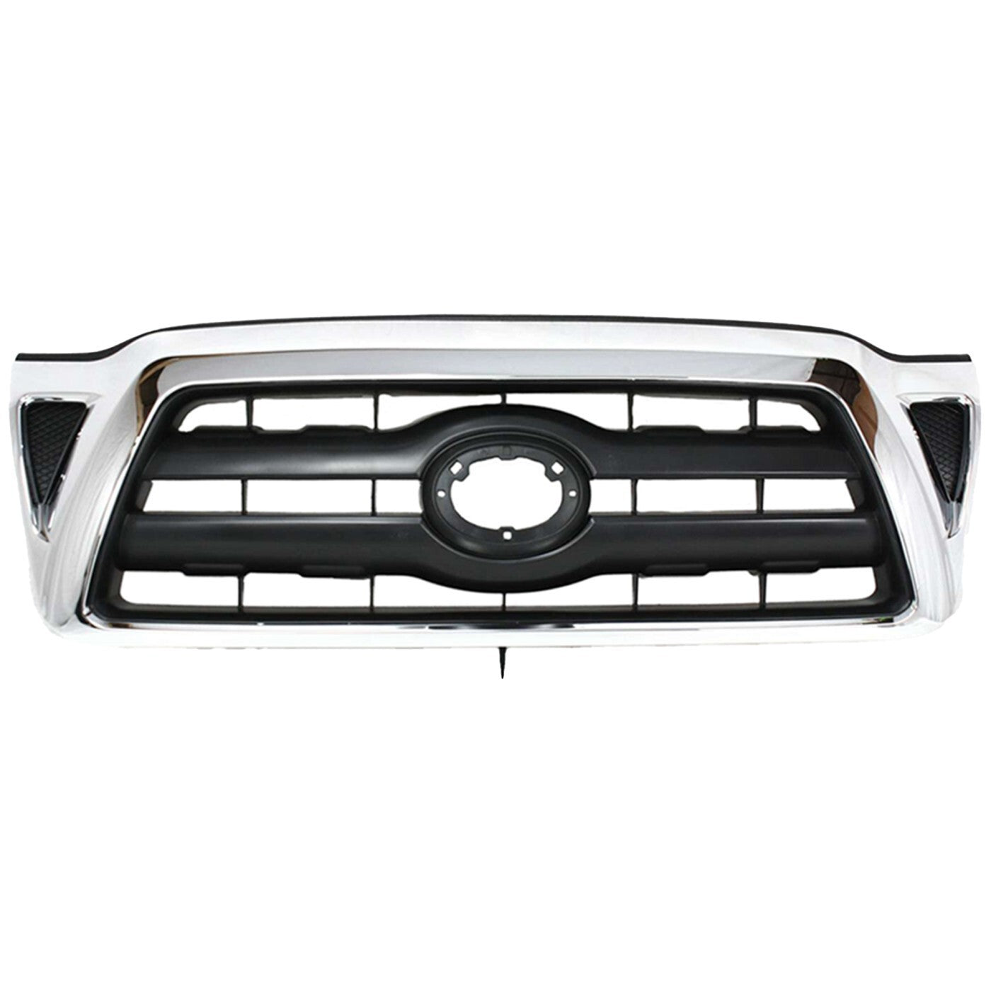 Grille For 2005-2008 Toyota Tacoma Chrome Shell with Black Insert