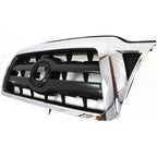 Grille For 2005-2008 Toyota Tacoma Chrome Shell with Black Insert
