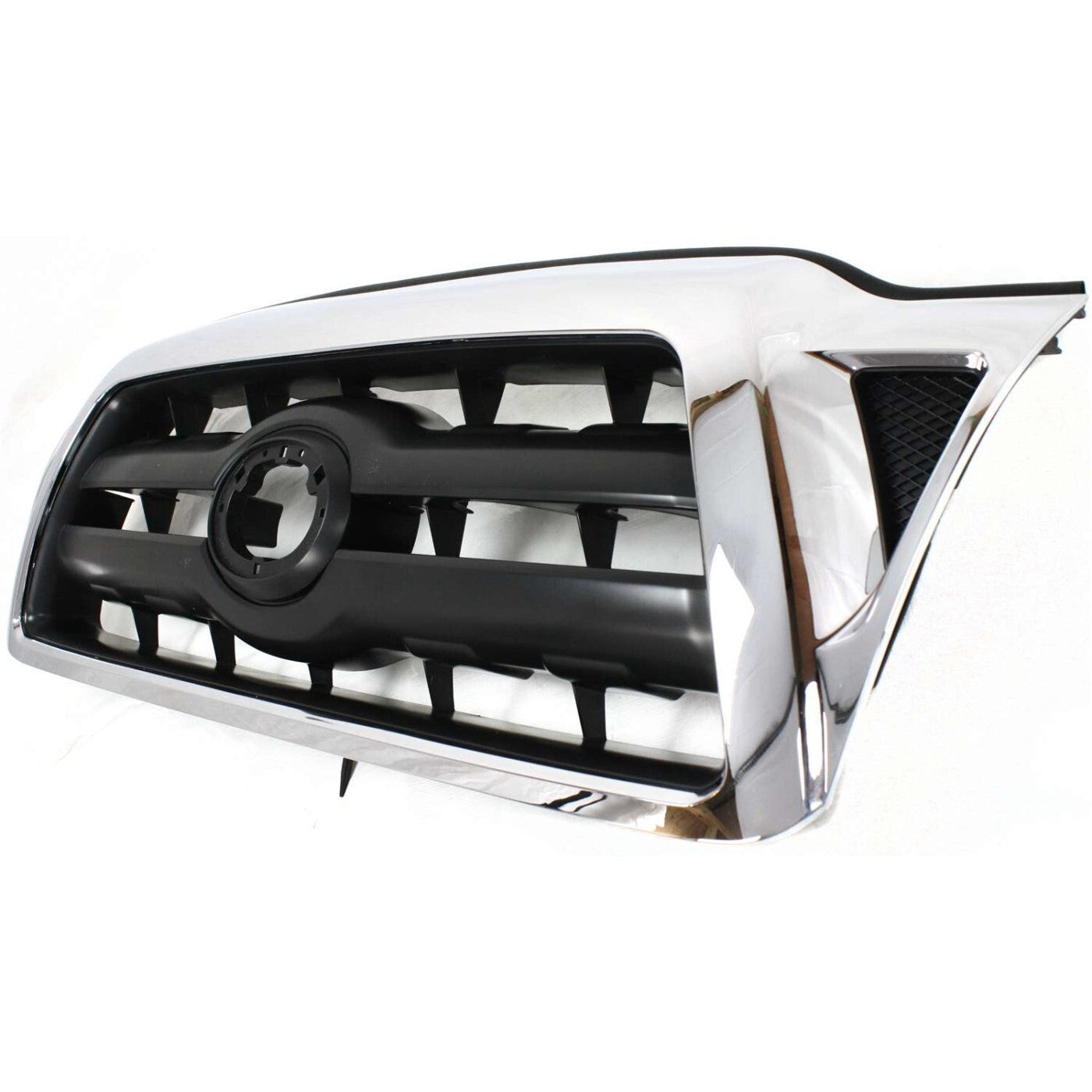 Grille For 2005-2008 Toyota Tacoma Chrome Shell with Black Insert