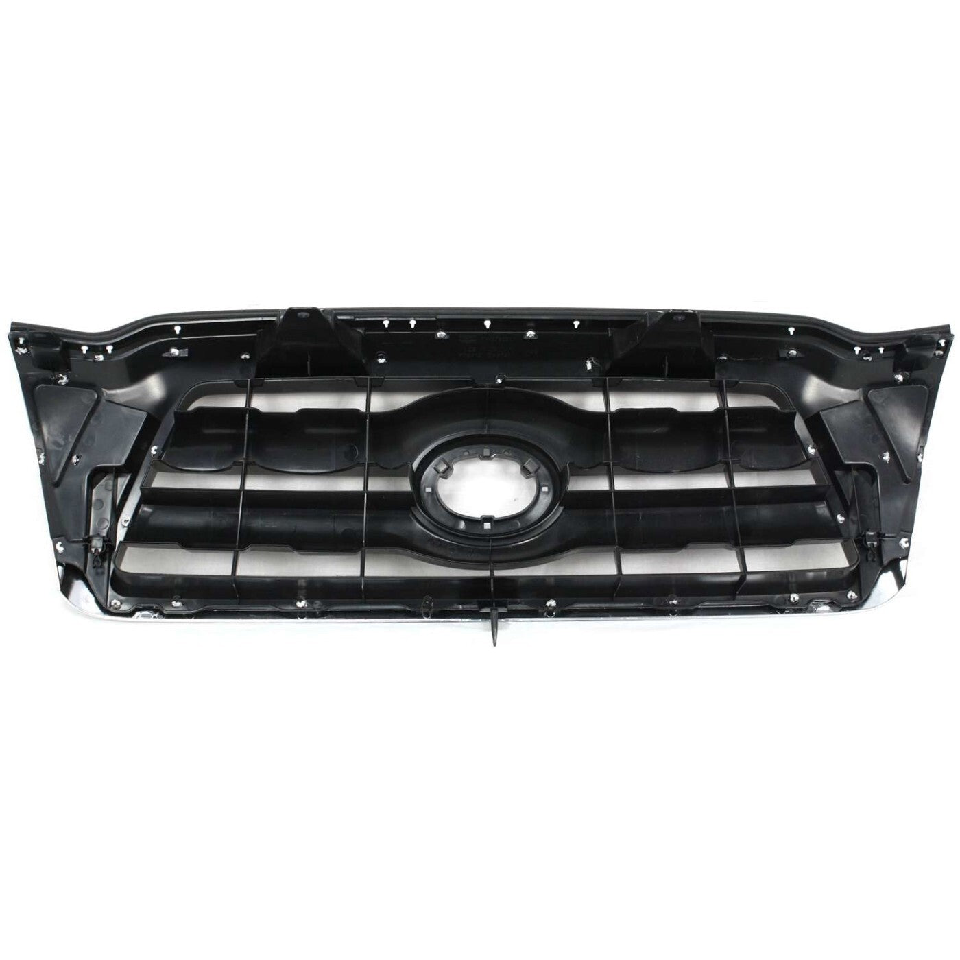Grille For 2005-2008 Toyota Tacoma Chrome Shell with Black Insert