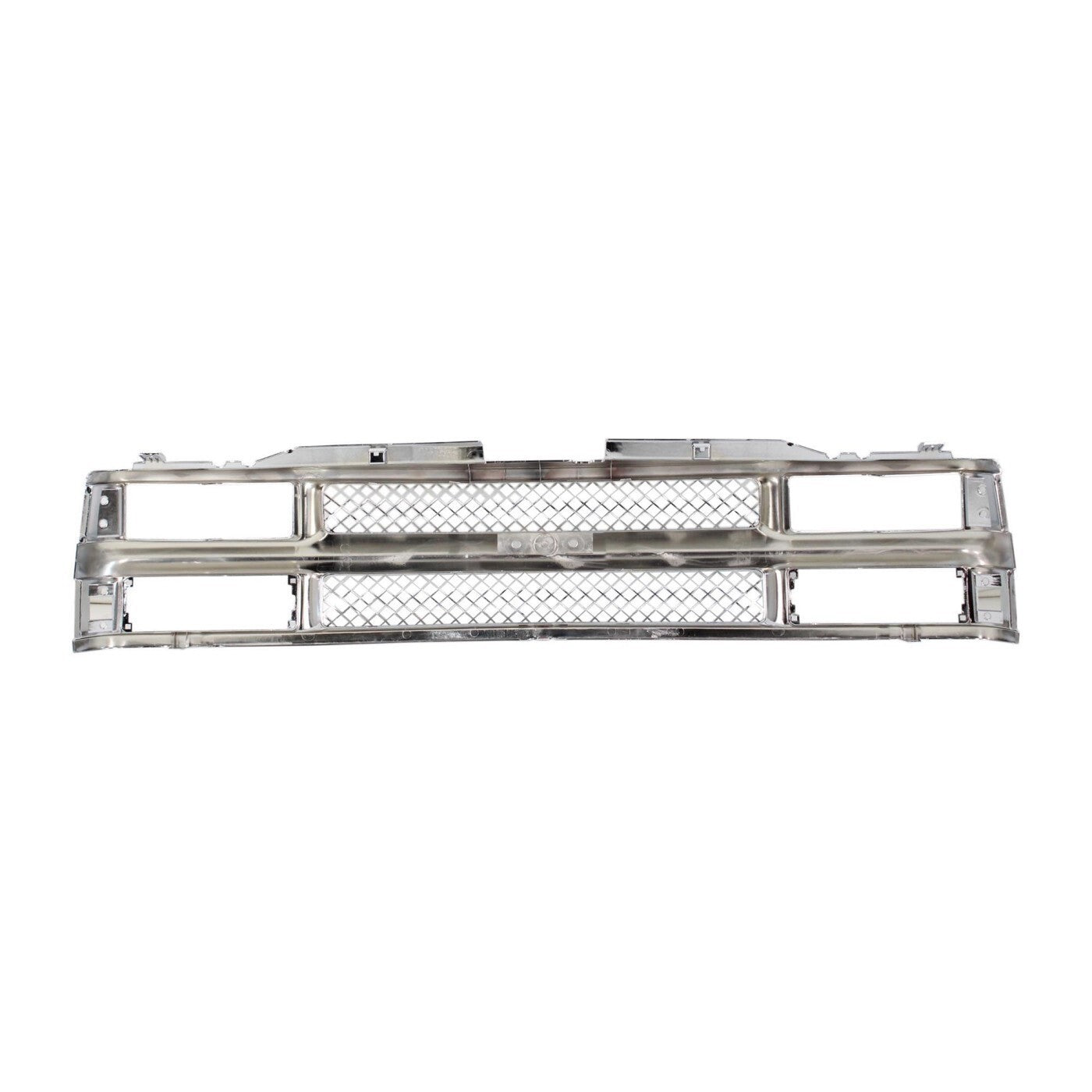 Grille For 94-99 Chevrolet K1500 C1500 Chrome For Models with Dual Headlights