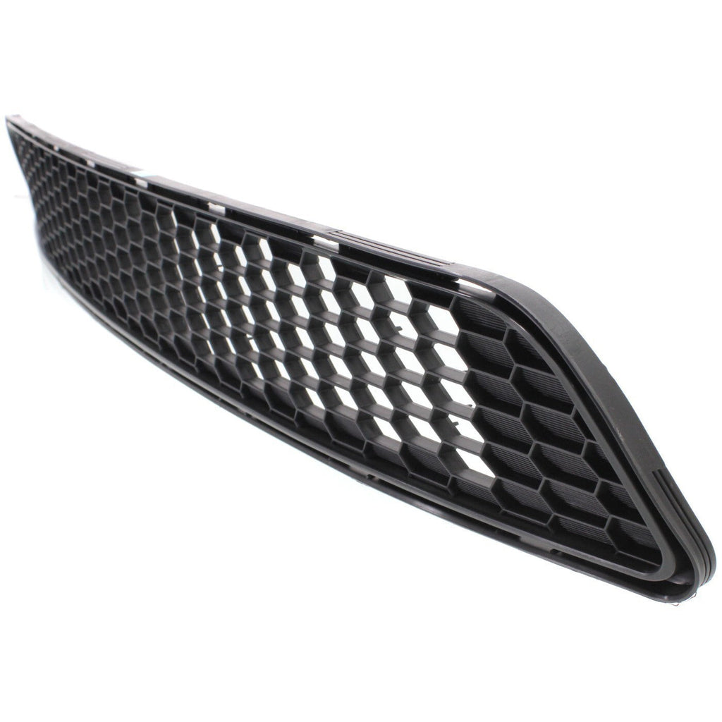 Bumper Grille For 2011-2015 Toyota Sienna Center Textured Gray Plastic