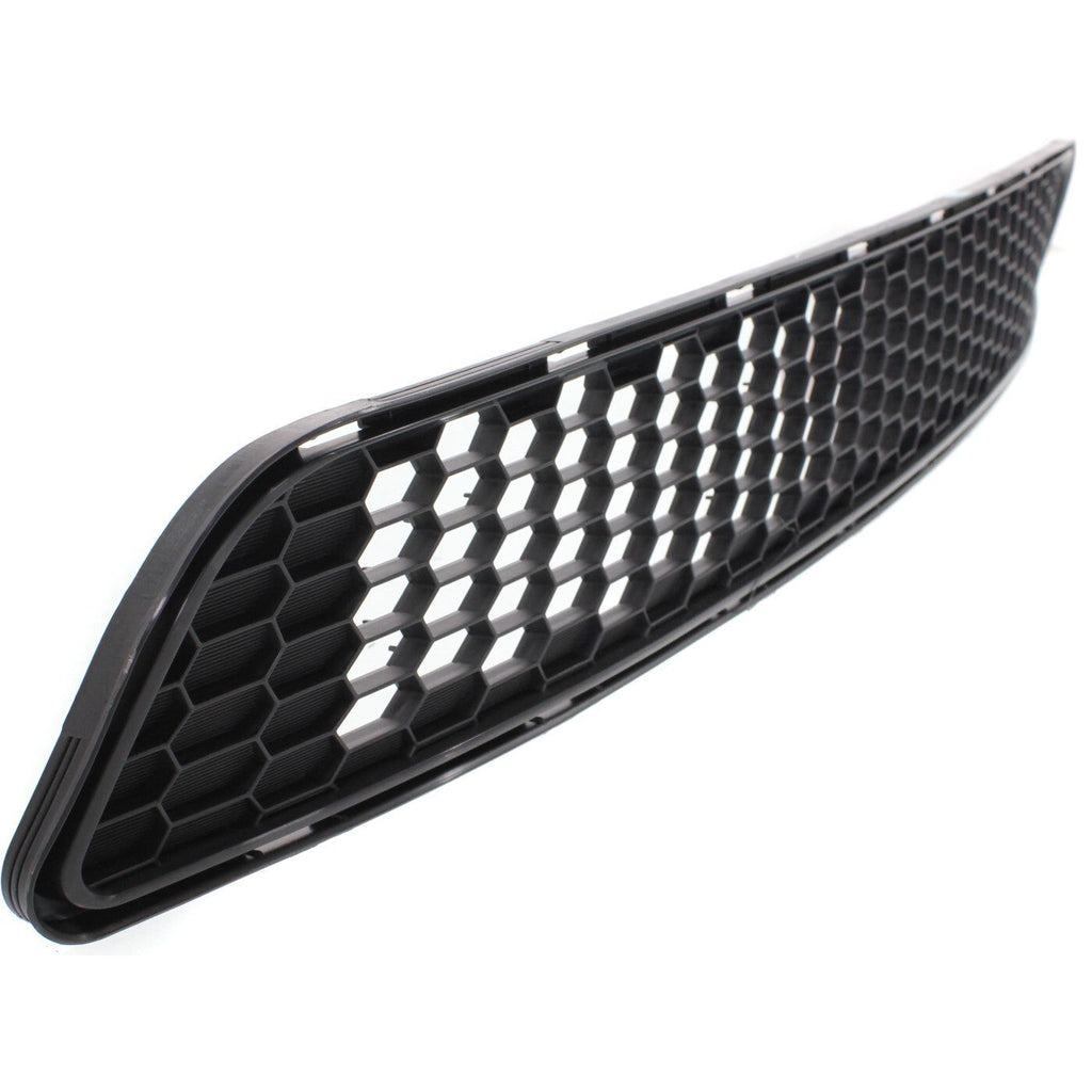 Bumper Grille For 2011-2015 Toyota Sienna Center Textured Gray Plastic