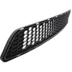 Bumper Grille For 2011-2015 Toyota Sienna Center Textured Gray Plastic