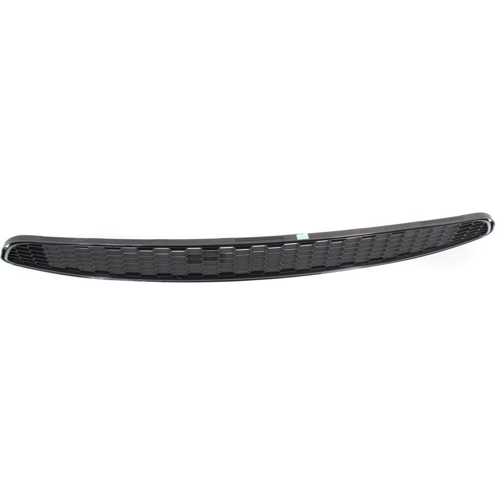 Bumper Grille For 2011-2015 Toyota Sienna Center Textured Gray Plastic