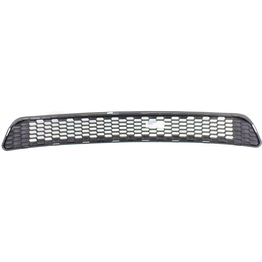 Bumper Grille For 2011-2015 Toyota Sienna Center Textured Gray Plastic