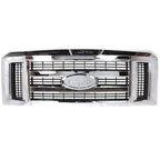 Grille Assembly For 2008-21 Ford E-350 Super Duty 08-14 E-150 For Econoline Van