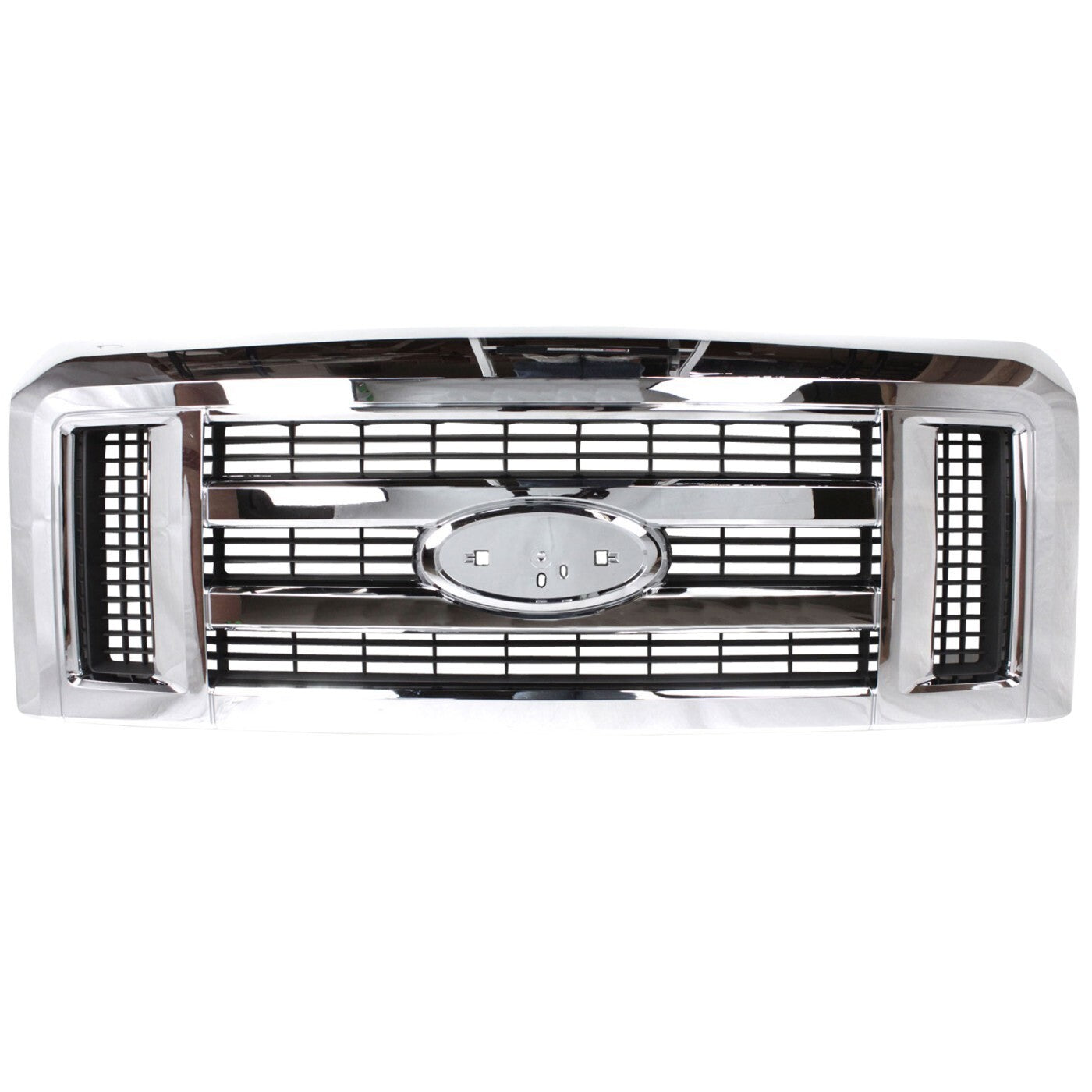 Grille Assembly For 2008-21 Ford E-350 Super Duty 08-14 E-150 For Econoline Van