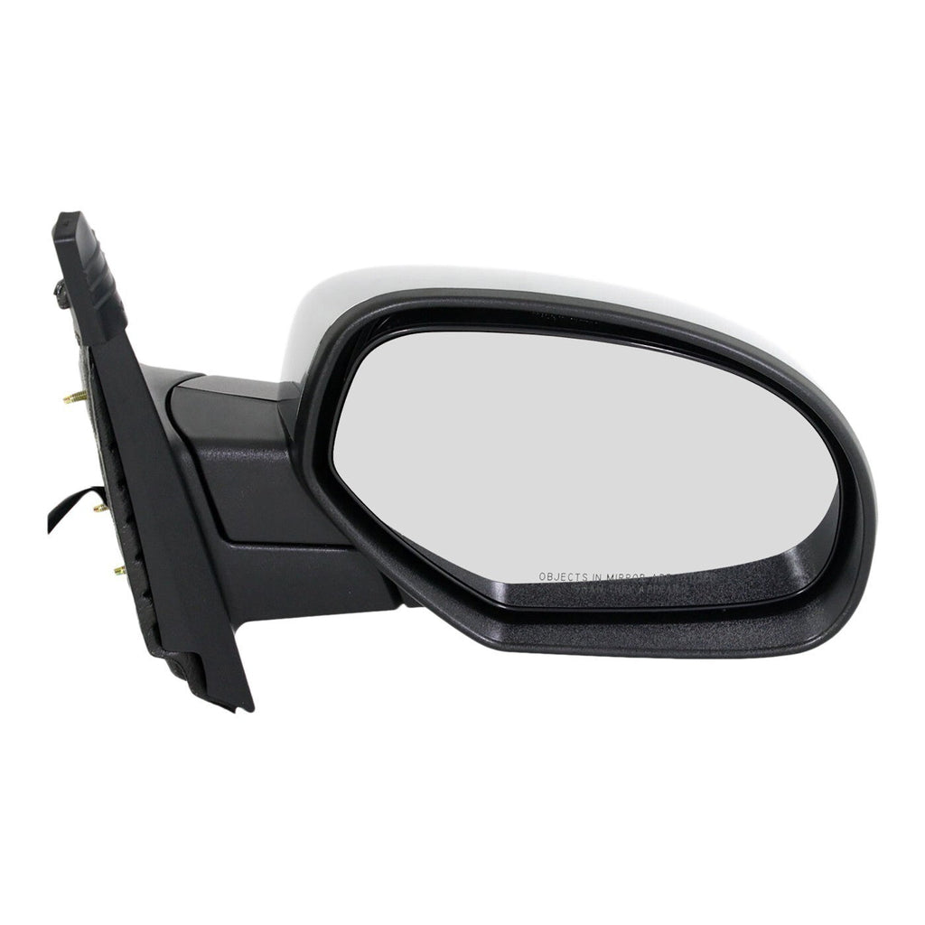Power Mirror For 2007-2013 Chevy Silverado 1500 Right Htd Manual Folding Chrome