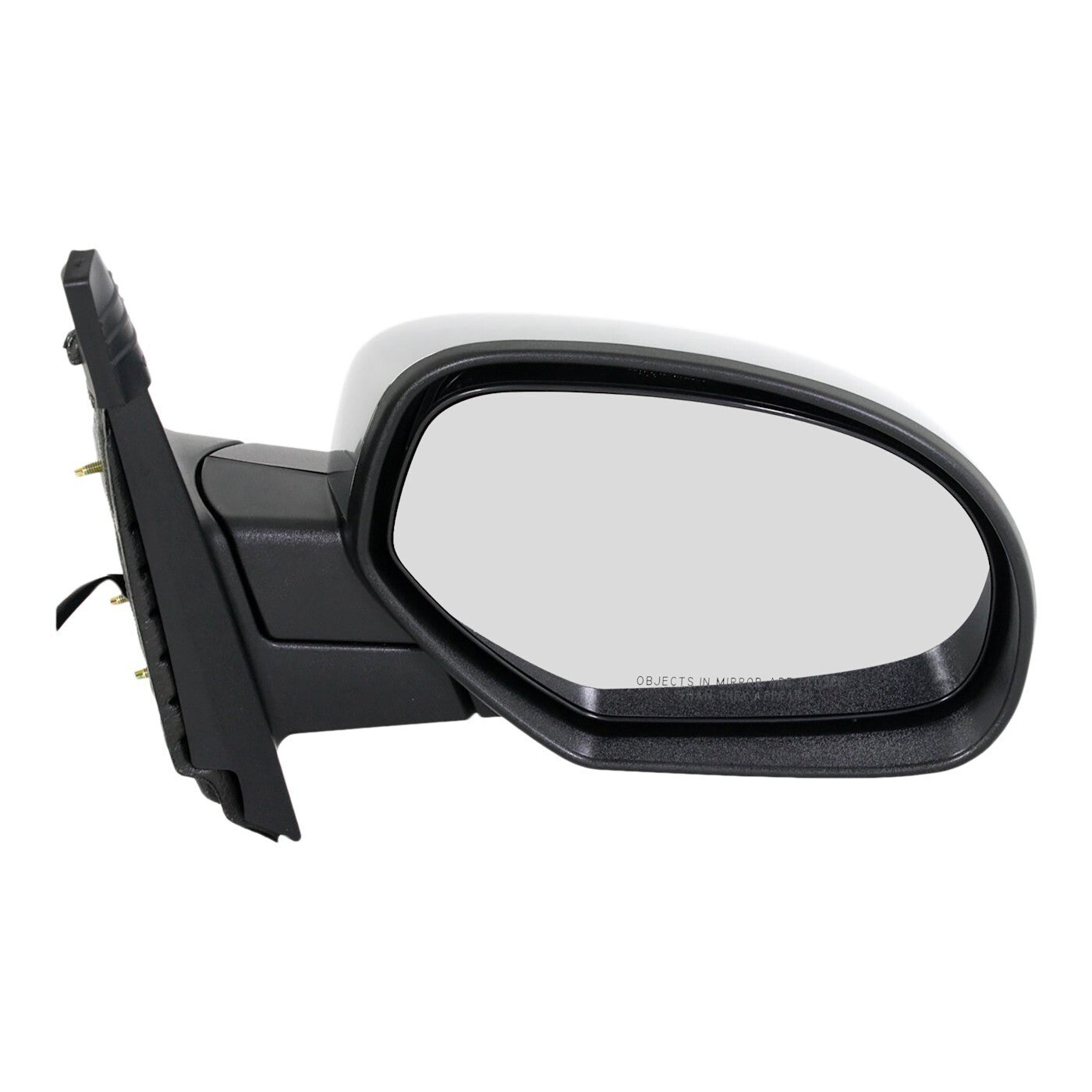Power Mirror For 2007-2013 Chevy Silverado 1500 Right Htd Manual Folding Chrome