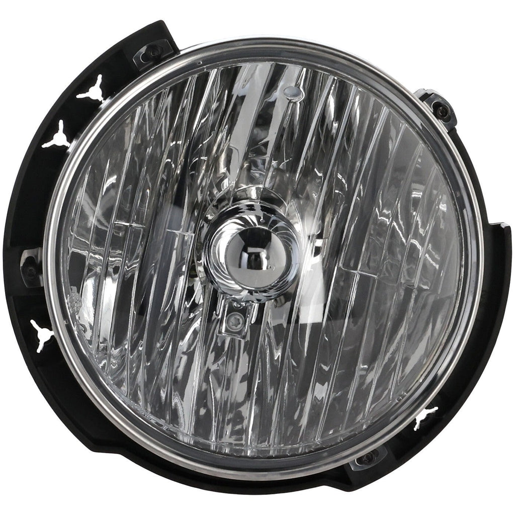 Driver and Passenger Side Headlights For Jeep Wrangler 2007-2017 Halogen w Bulbs