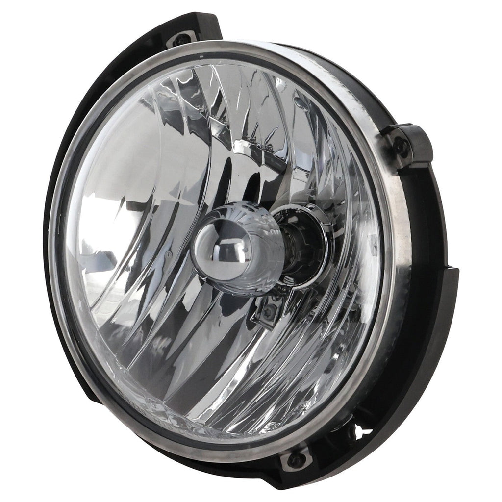 Driver and Passenger Side Headlights For Jeep Wrangler 2007-2017 Halogen w Bulbs
