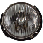 Driver and Passenger Side Headlights For Jeep Wrangler 2007-2017 Halogen w Bulbs