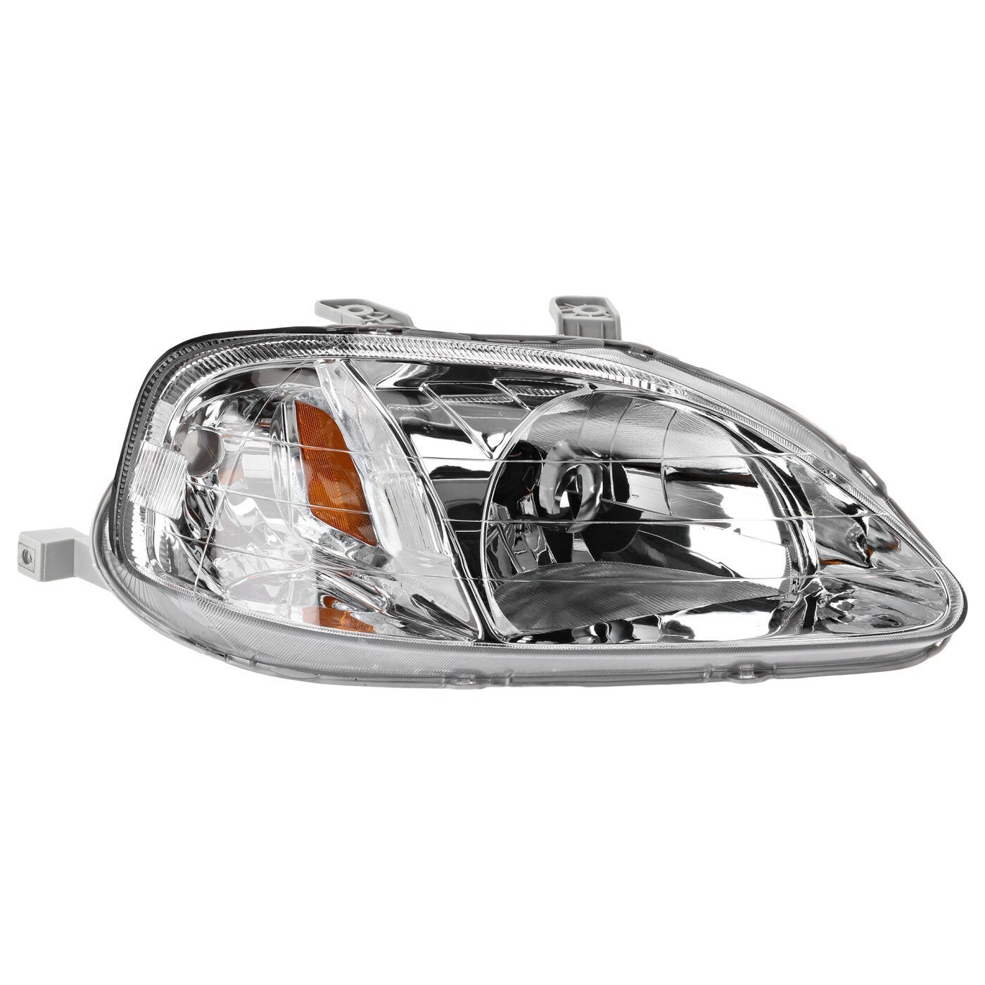 Left and Right Headlights For Honda Civic 1999-2000 Halogen CX DX EX GX HX LX Si