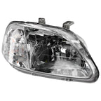 Left and Right Headlights For Honda Civic 1999-2000 Halogen CX DX EX GX HX LX Si