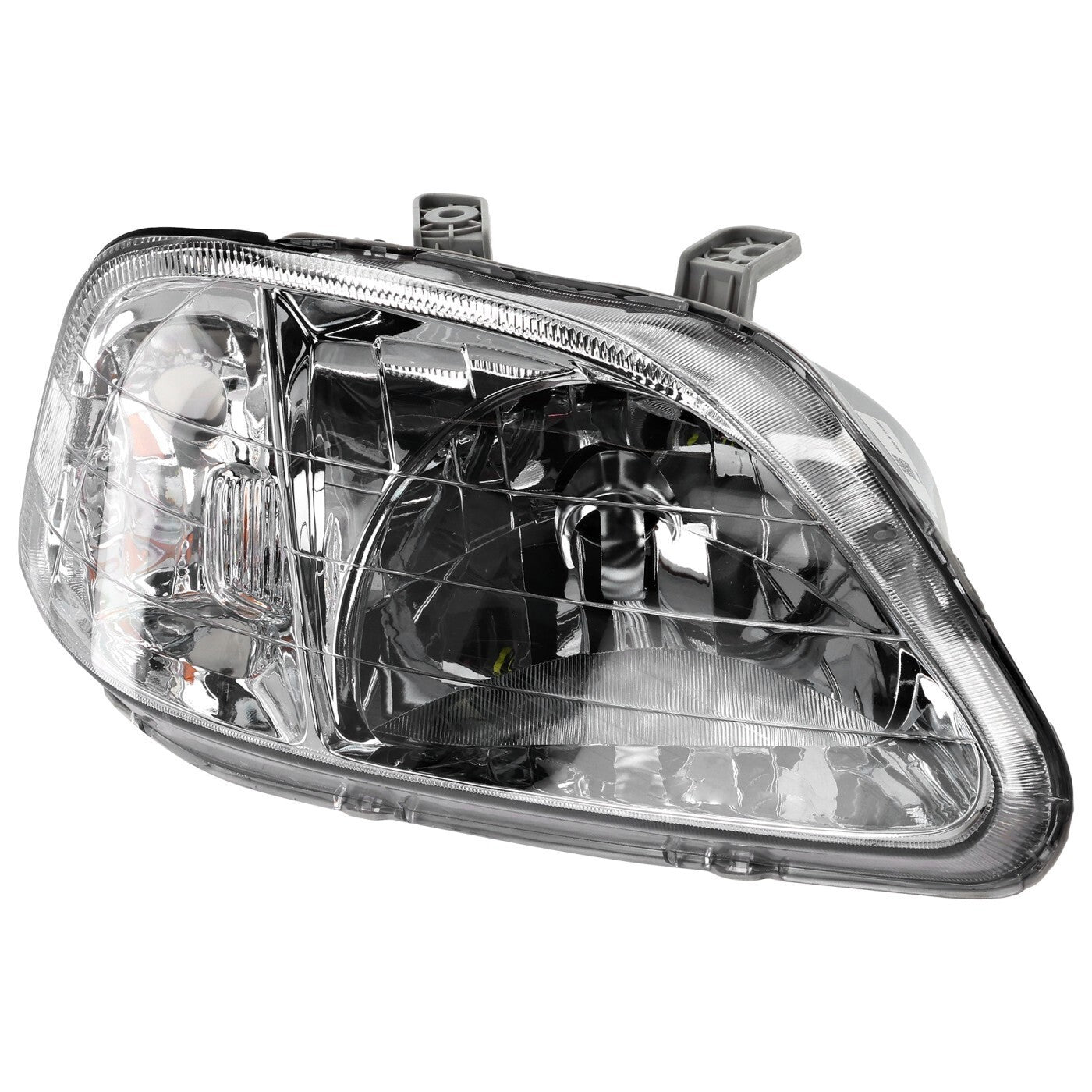 Left and Right Headlights For Honda Civic 1999-2000 Halogen CX DX EX GX HX LX Si