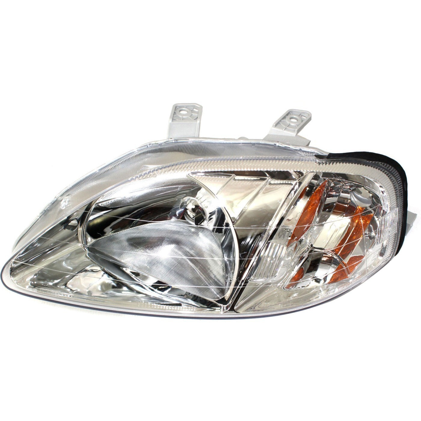 Left and Right Headlights For Honda Civic 1999-2000 Halogen CX DX EX GX HX LX Si