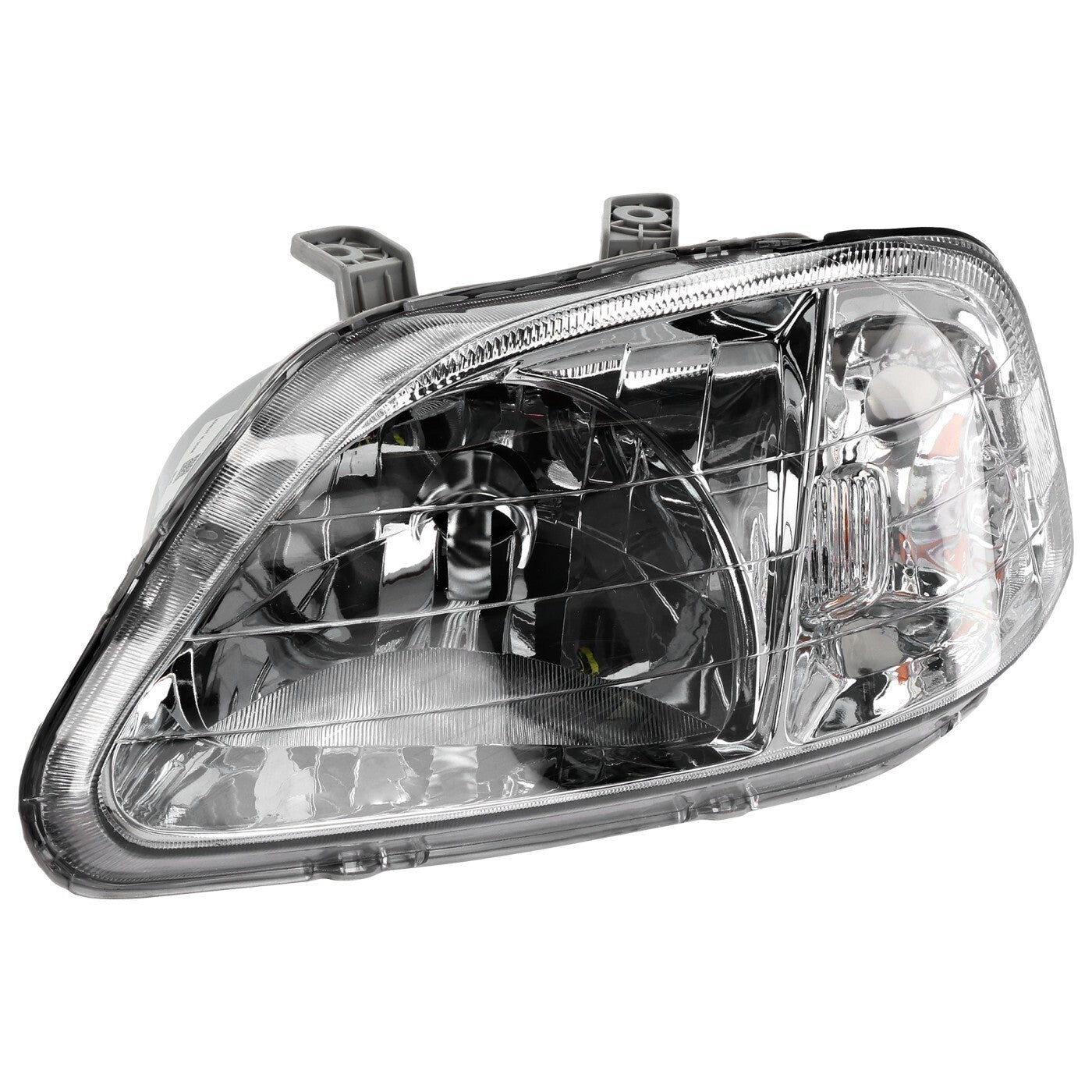 Left and Right Headlights For Honda Civic 1999-2000 Halogen CX DX EX GX HX LX Si