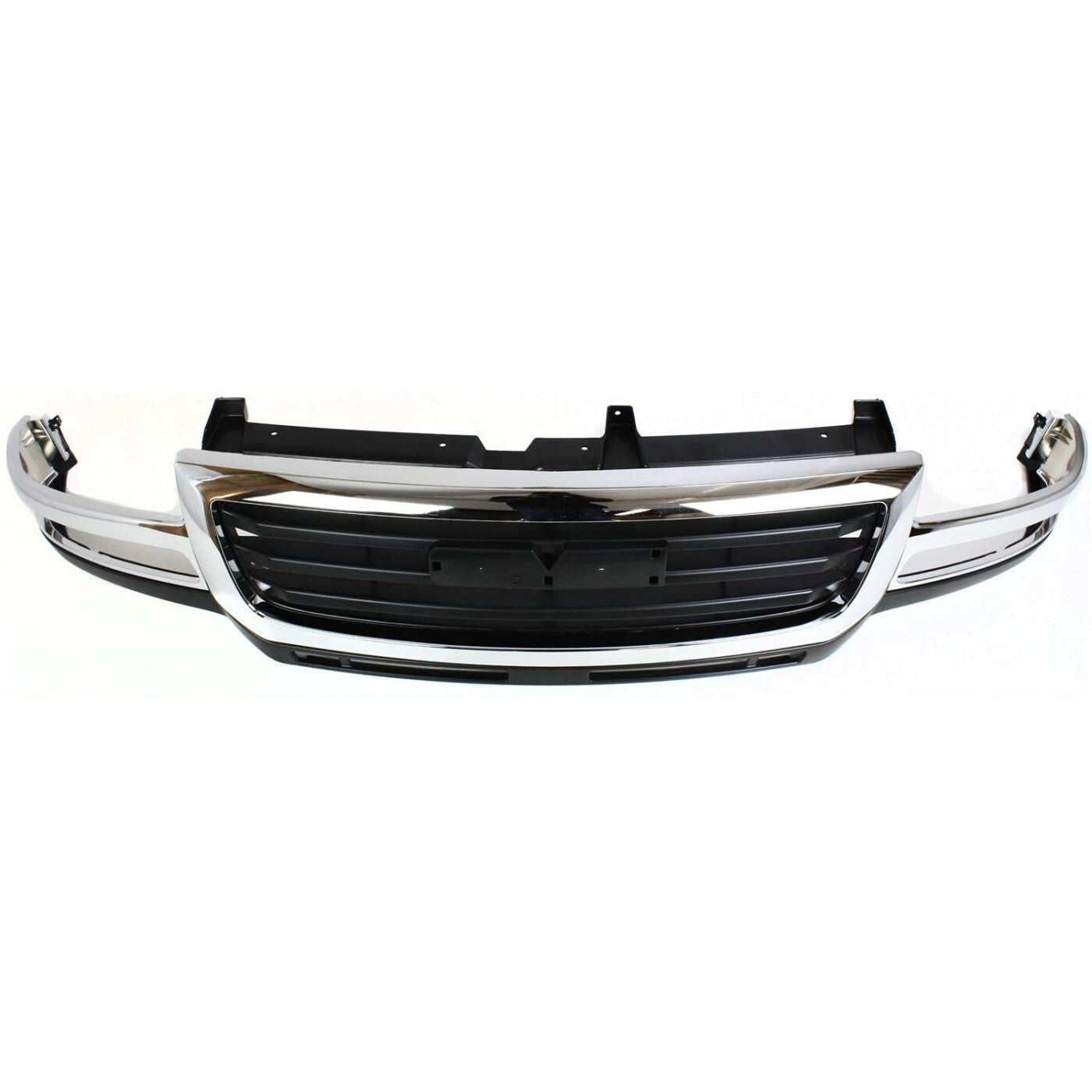Grille 03-07 For GMC Sierra 2500/3500 HD Chr Shell w/Black Insert Fit 07 Classic