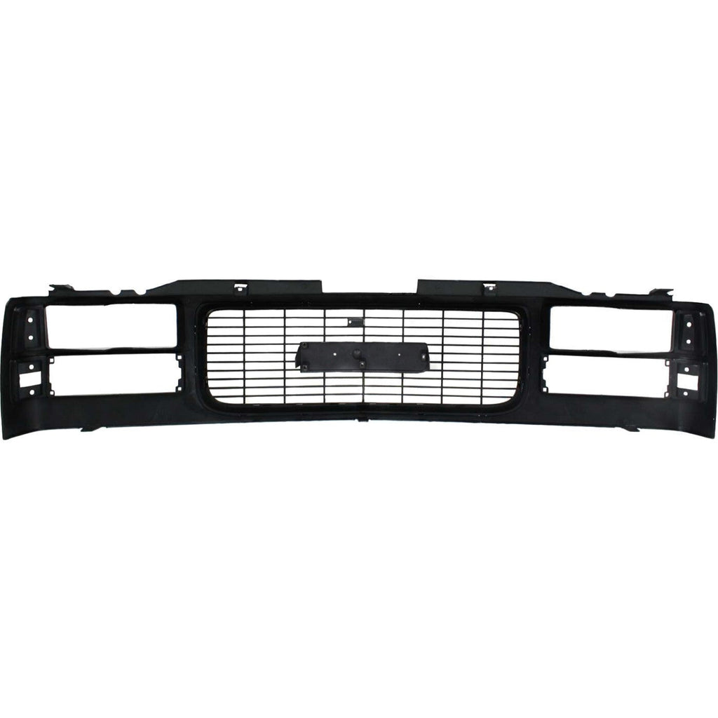Grille Assy Black with Chrome Center For 94-98 GMC C1500 94-00 K1500 K2500 Yukon