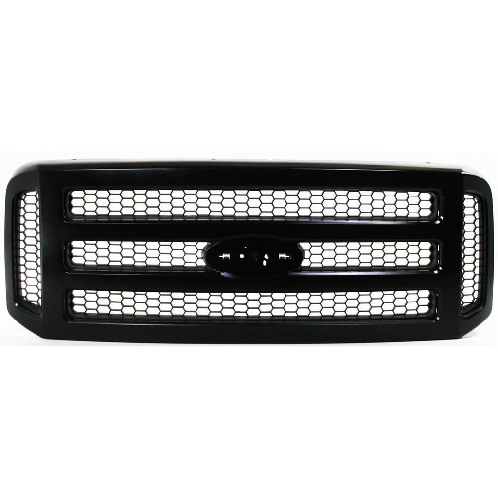 Grille For 2005-2007 Ford F-250 Super Duty F-350 Super Duty Shell and Insert